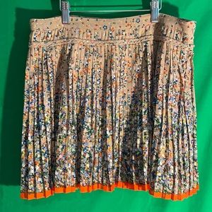 American Eagle Outfitters tiny floral pleated mini